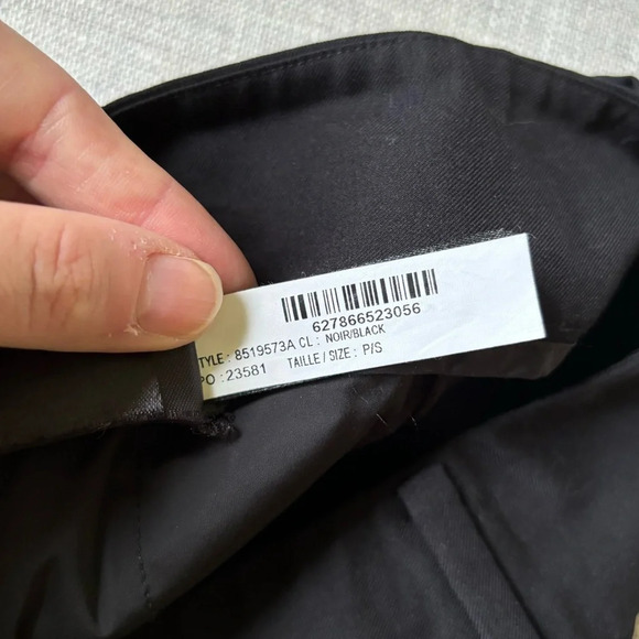 Rudsak High Waist Black Pant Trousers Size  S Black Office Work Dark Academia - Picture 9 of 11